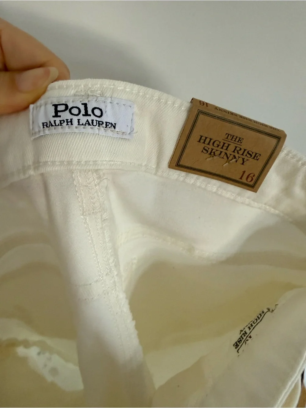 New with tags. Polo Ralph Lauren girls splatter skinny jeans. Girls 16